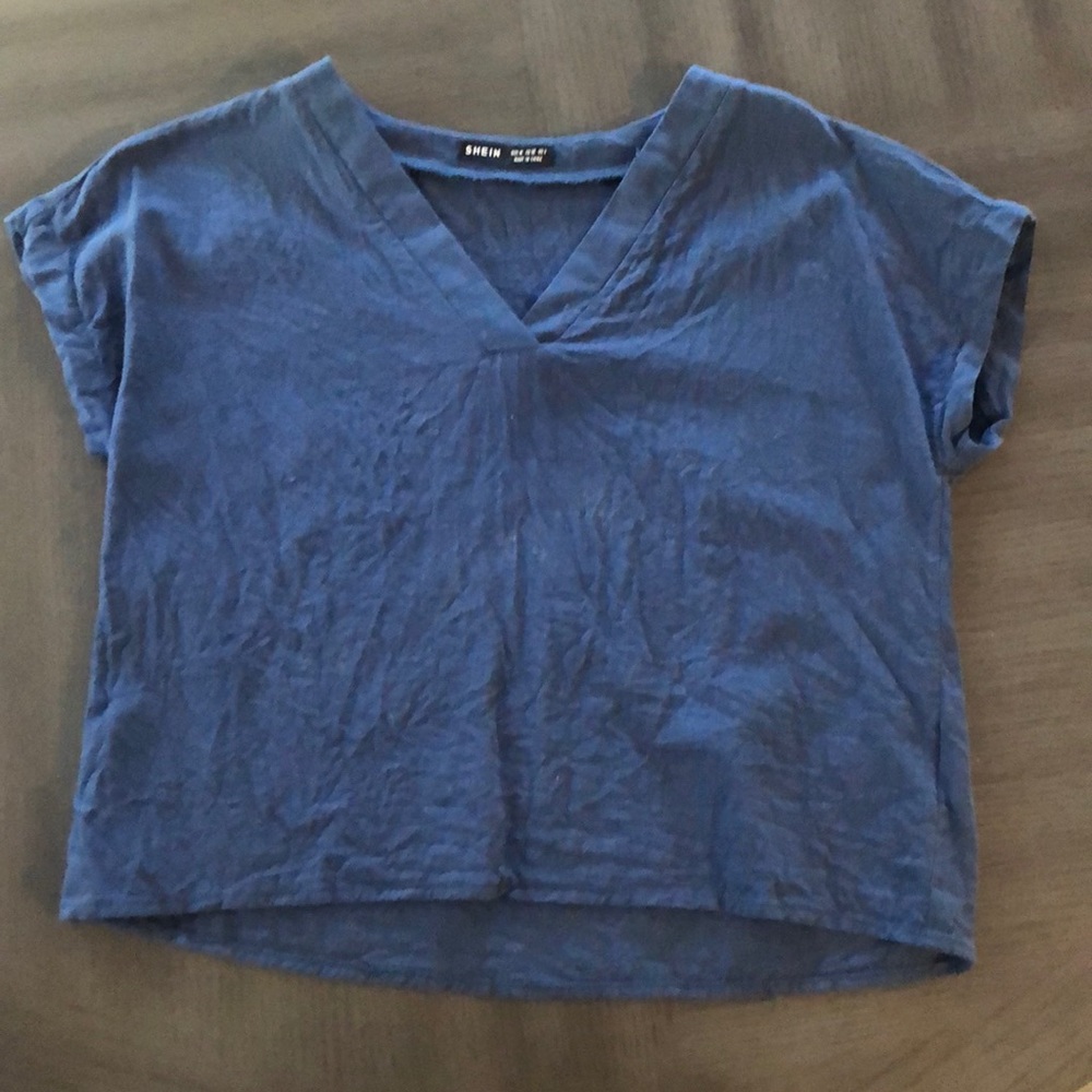 Blue SHEIN blouse!
